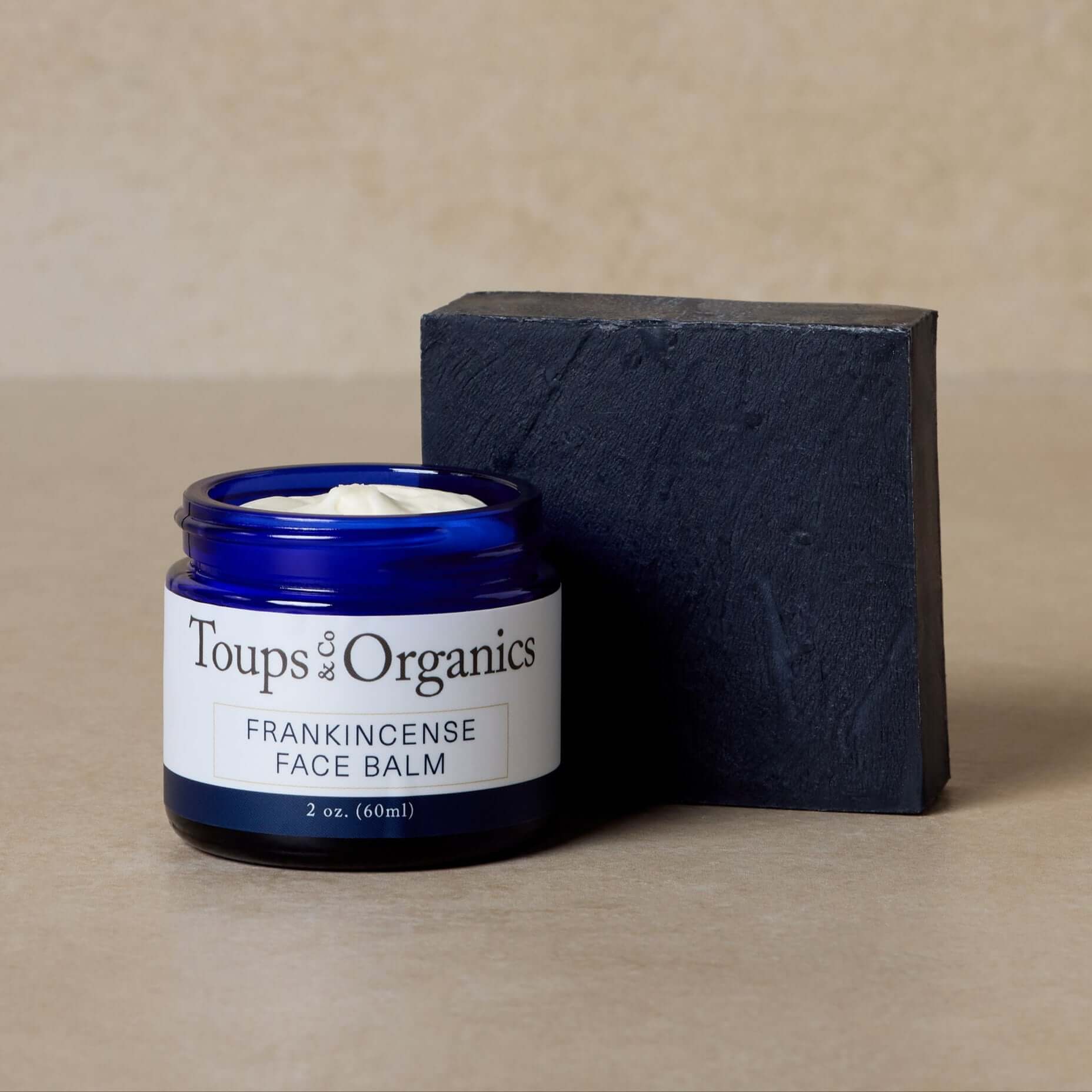 Toups & Co Frankincense Face Balm + Charcoal Soap Set